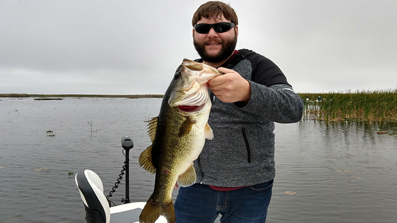 Chatter Bait Bass Fishing on Lake Okeechobee out of Clewiston Florida 1 Chatter Bait Bass Fishing