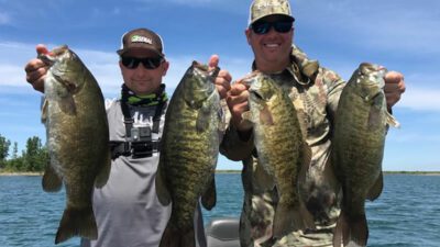 August Smallmouth Bass Fishing on Lake Erie