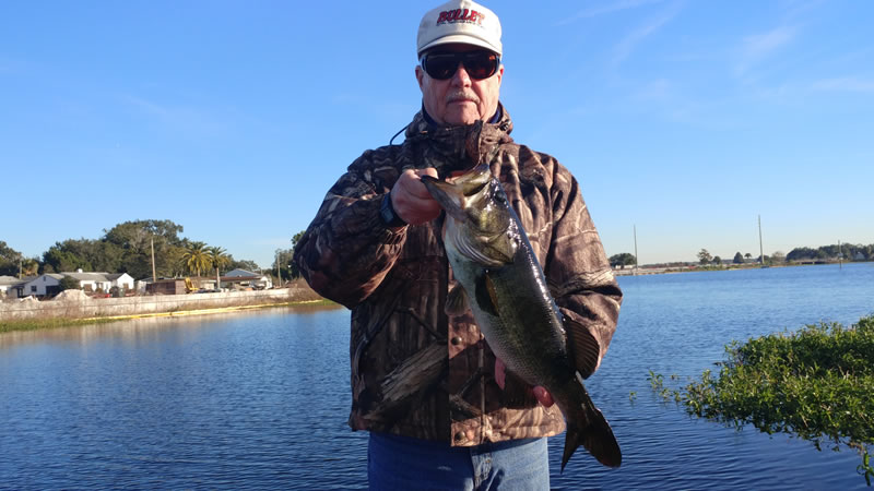 January Kissimmee Bass Fishing 5