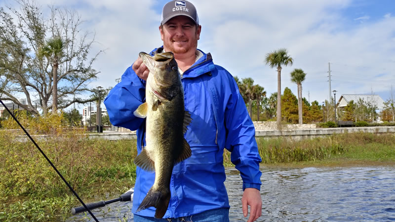 January Kissimmee Bass Fishing Report for Largemouth Bass 6 January Kissimmee Bass Fishing 6