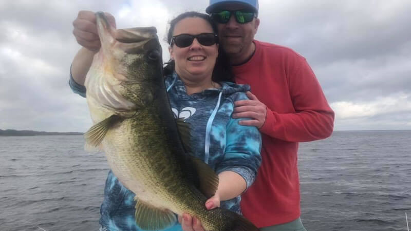 Double Up Bass Fishing in Central Florida on Lake Toho 1 Double Up Bass Fishing