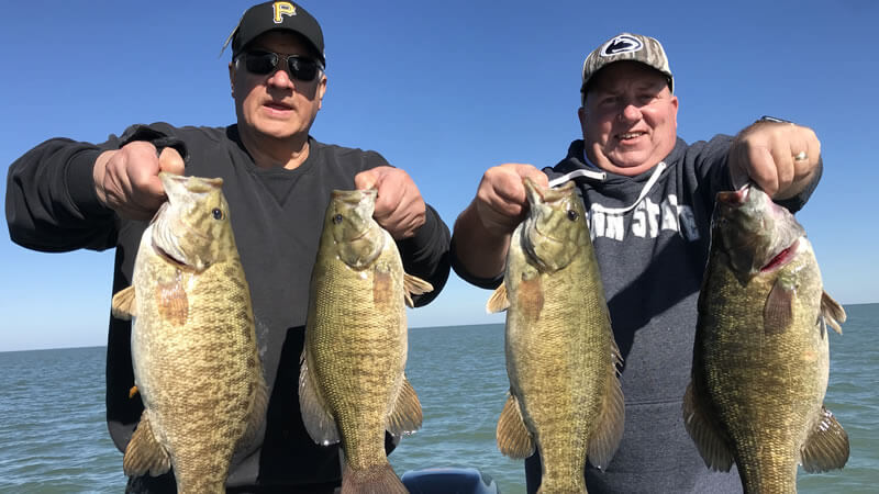 Lake Erie November Fishing Charters for Pennsylvania Smallmouth Bass 1 November Lake Erie Fishing