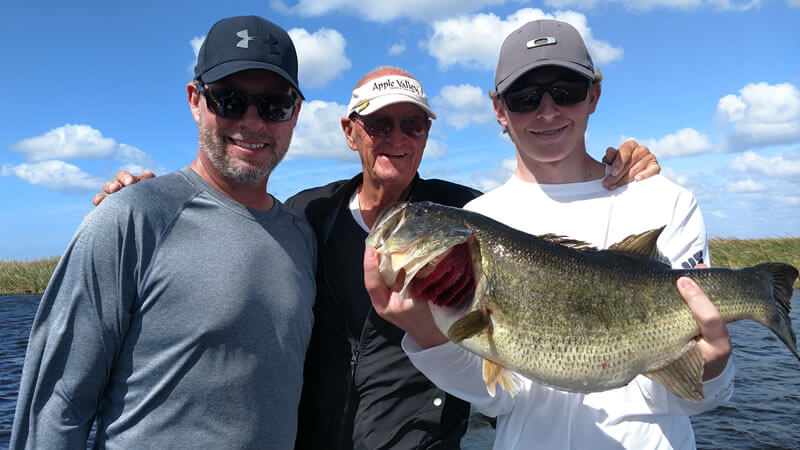 Summer Lake Okeechobee Bass Fishing Charter 3 Family Lake Okeechobee Bass Fishing